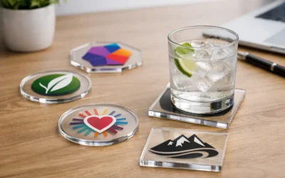 Acrylic Personalised Coasters for Any Brand