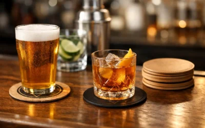 Bar Coasters with Logo That Actually Work