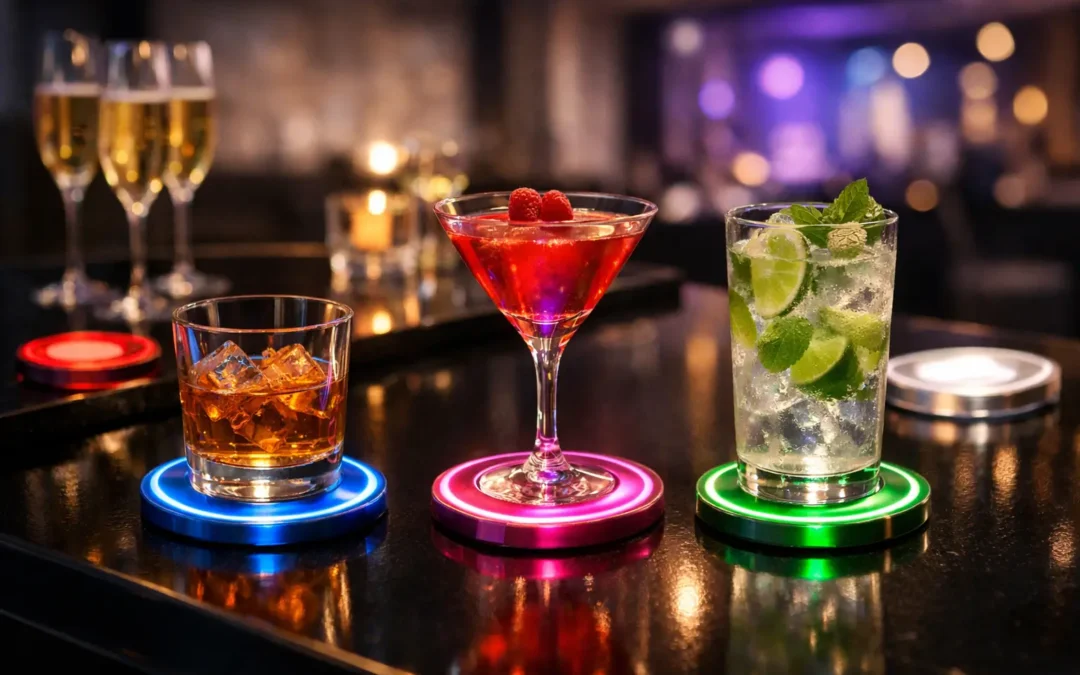 LED Drink Coasters for Events That Stand Out