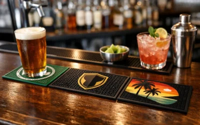 Rubber Bar Runner Coasters for Busy Venues