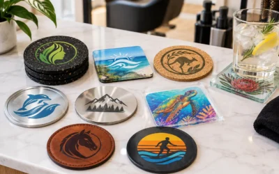 Custom Coasters for Salons That Work Harder